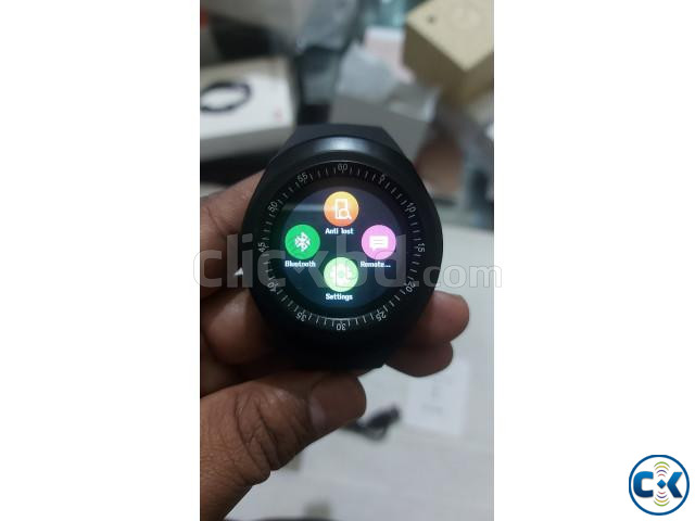 Y1 Smart watch Touch Round Display Call Sms Camera Bluetooth | ClickBD large image 4