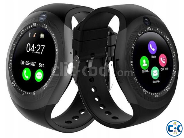 Y1S Smart Mobile Watch Touch Round Display Call Sms Camera | ClickBD large image 0
