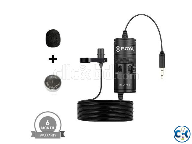 Boya Genuine BY-M1 Pro Lavalier Microphone | ClickBD large image 1