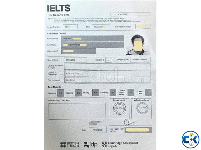 IELTS BAND SCORE-9_TUTOR AVAILABLE | ClickBD large image 1