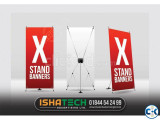 Rollup x stand banner. The Best High-Quality Fair Stall