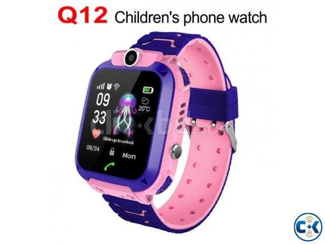 Q12 Kids GPS Smart watch Touch Sim Supported | ClickBD large image 0