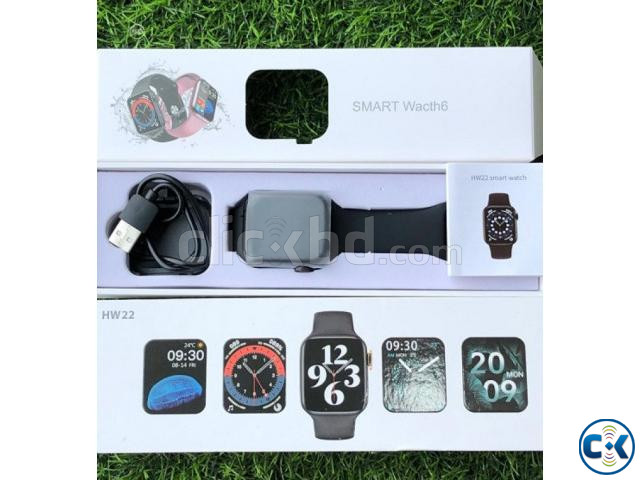 HW22 Smart Watch series 6 44MM 1.75 inch fitness watch water | ClickBD large image 2