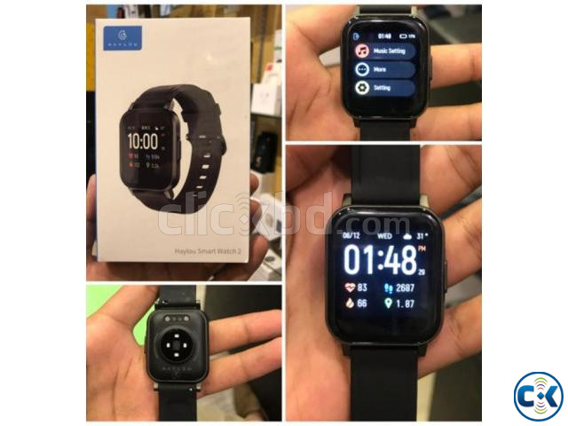 Xiaomi Haylou LS02 Smart Watch Waterproof Black | ClickBD large image 2