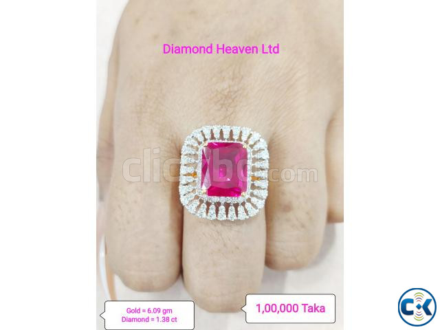 Diamond With Gold Ring 50 0FF | ClickBD large image 0