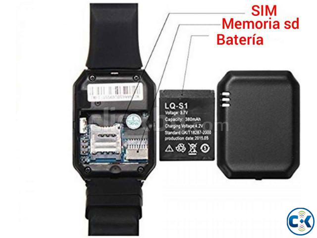DZ09 Sim and Bluetooth Supported Touch Smartwatch Black | ClickBD large image 2