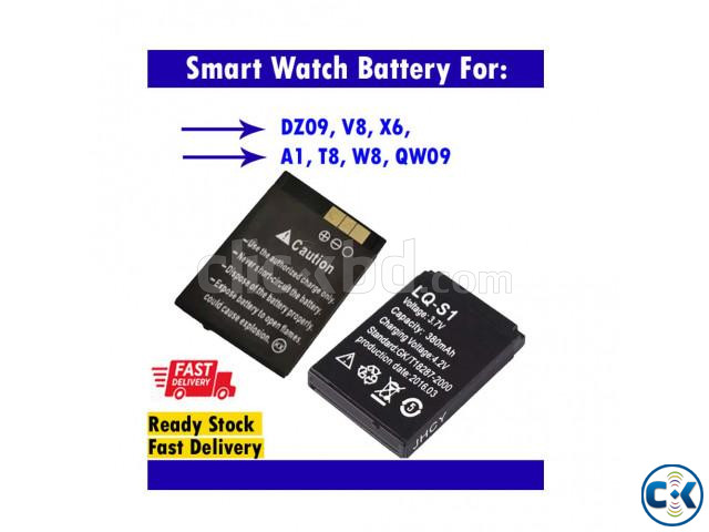 DZ09 T8 V8 A1 Y1 Q18 X 6 Smart Watch Extra Battery | ClickBD large image 2