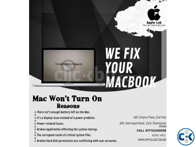 Mac Won t Turn On | ClickBD large image 0