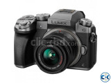 Panasonic Lumix G7 16MP 4K Wi-Fi Mirrorless Camera With 14-4
