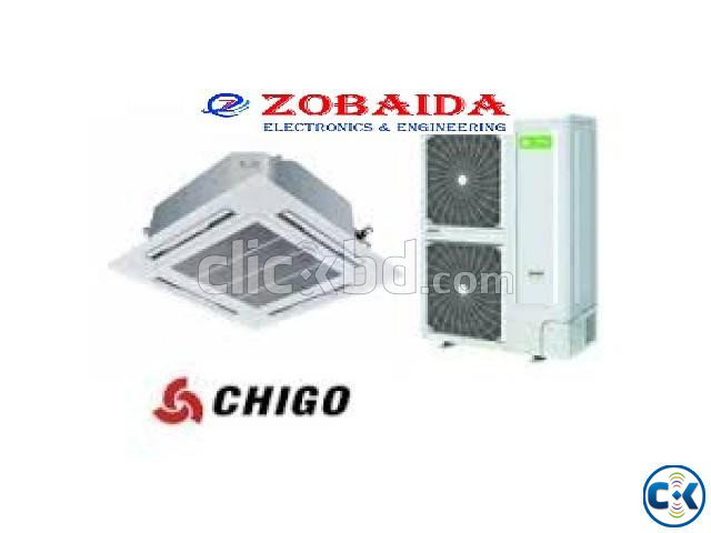 3.0 Ton CHIGO Cassette Ceiling Type Air Conditioner | ClickBD large image 1