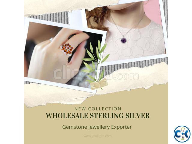 You can get Wholesale Silver Gemstone Jewellery - JewelPin | ClickBD large image 0