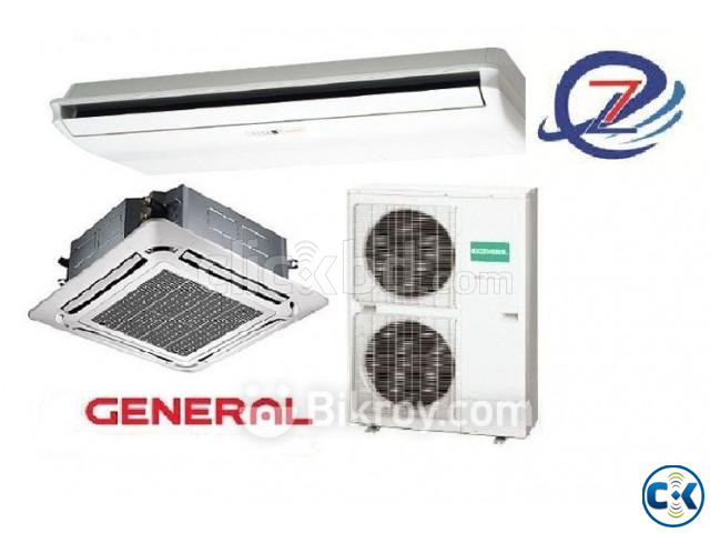 General 5.0 Ton Ceiling Cassette Type Air Conditioner | ClickBD large image 0