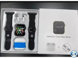T55 Pro Max Smart Watch with Earbud