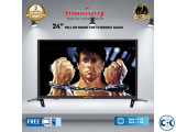 24 Inch Smart LED TV Double Glass - Maxfony TV