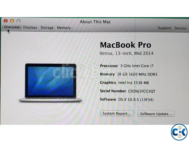 Apple MacBook Pro i7 16GB 500GB Silver Color | ClickBD large image 0