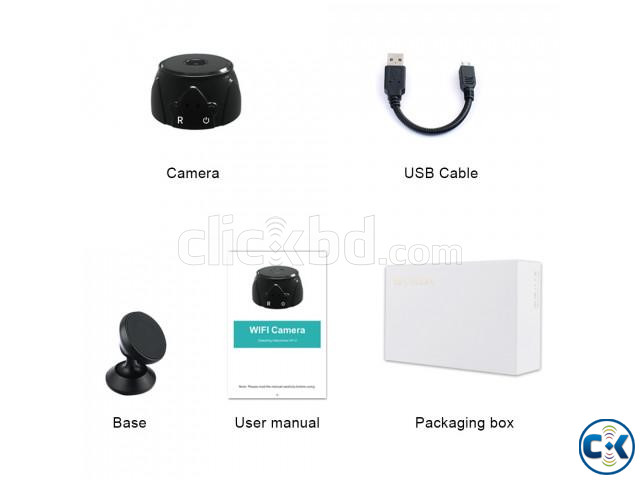 WD8S Wireless Mini Spy Wifi IP Camera | ClickBD large image 1