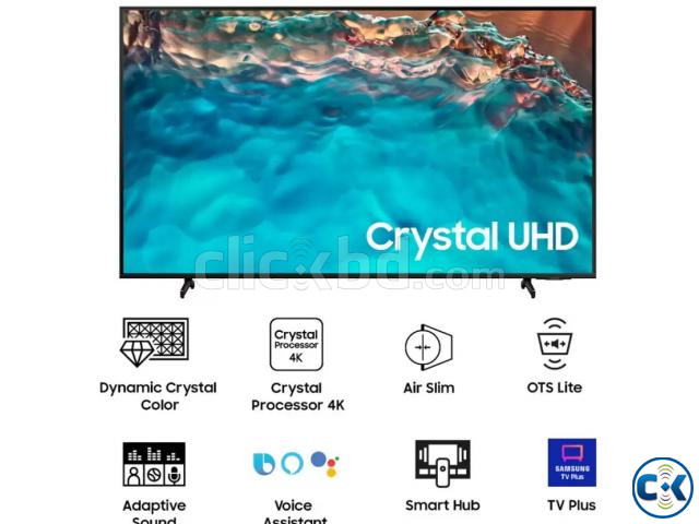 Samsung 43 Crystal 4K UHD HDR Smart Television 43BU8000  | ClickBD large image 0