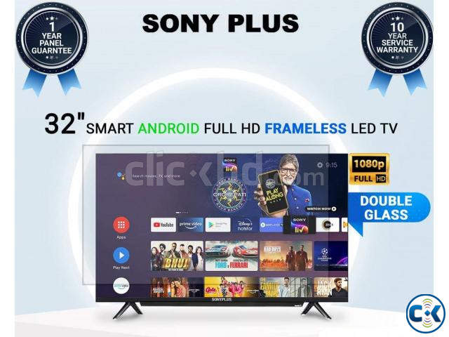 Sony Plus 32 Voice Control Double Glass 2GB 16GB FHD LED | ClickBD large image 0