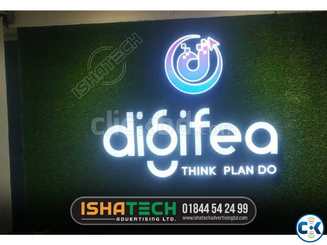 Acrylic High Letter LED Sign 3D Sign Letter Arrow Sign Board | ClickBD large image 3