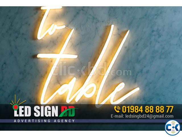 Neon Sign Cloud Led Neon Light Wall Light LED Neon Sign pe | ClickBD large image 1