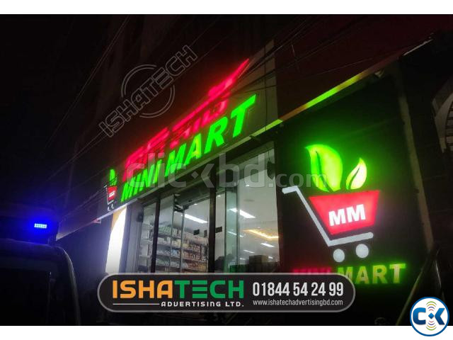 Acrylic Sign Acp Off Cutting Sign Branding for Outdoor Led | ClickBD large image 2