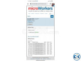 Want to sell a verified and kyc Approved microworkers accoun