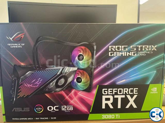New ASUS ROG Strix LC GeForce RTX 3080 Ti OC Edition 12GB GD | ClickBD large image 0