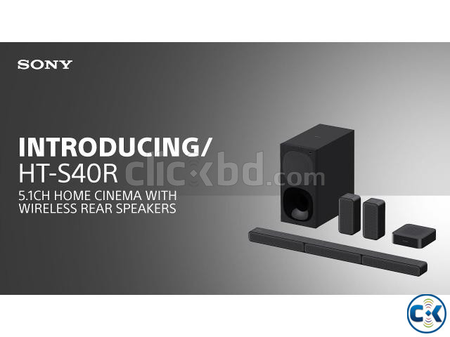 Sony HT-S40R 5.1ch Home Cinema with Wireless Rear Speakers | ClickBD large image 1