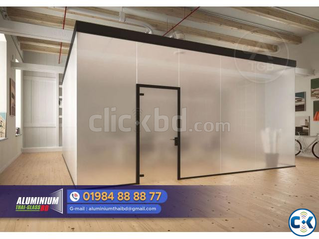 Glazing U Channel glass partition channel kit | ClickBD large image 2
