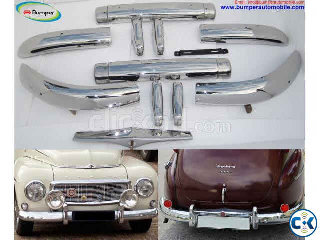 Volvo PV 444 bumper 1947-1958 by stainless steel | ClickBD large image 0