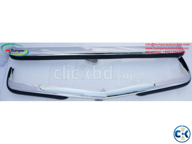 Mercedes W123 Sedan bumper 1976 1985 by stainless steel | ClickBD large image 2