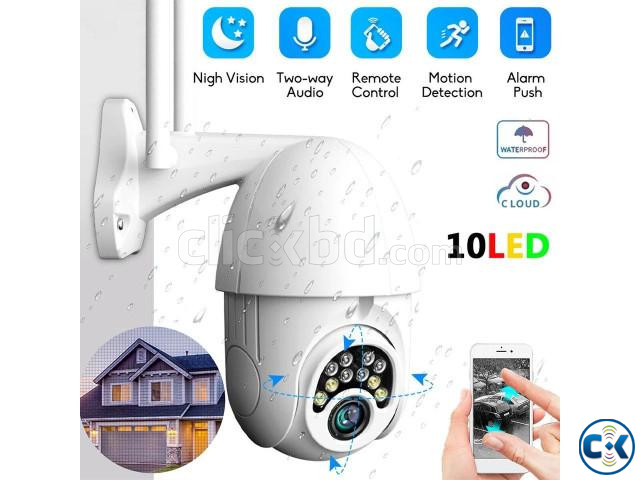 3MP Full Colour Outdoor Waterproof Ptz IP Camera V380 Wifi | ClickBD large image 0