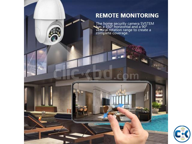 3MP Full Colour Outdoor Waterproof Ptz IP Camera V380 Wifi | ClickBD large image 1