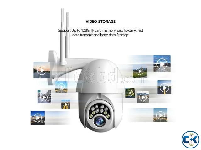 3MP Full Colour Outdoor Waterproof Ptz IP Camera V380 Wifi | ClickBD large image 2