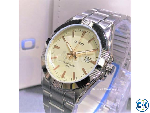 Casio MTP-1308D Silver Metal Watch For Men | ClickBD large image 0