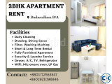 Two Room Furnished Serviced Apartment RENT in Bashundhara