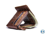 Tri-Fold Pure Leather Wallet For Men Brand new