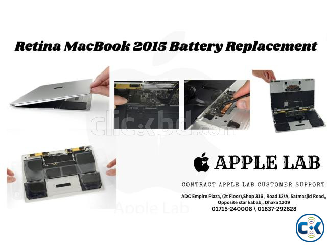 Retina MacBook 2015 Battery Replacement | ClickBD large image 0