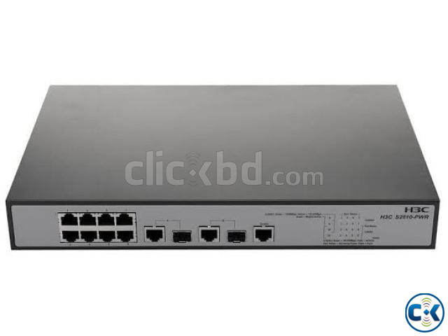 H3C S2610-PWR POE manage Switch. 2SFP GIGABYTE COMBO. 8 Port | ClickBD large image 0