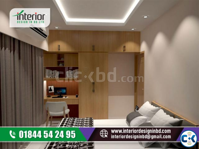 Bedroom interior design is very much essential for a home in | ClickBD large image 3