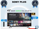 Sony Plus 43 4K SMART LED TV VOICE CONTROL DOUBLE GLASS