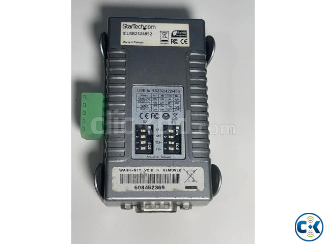 2-Port USB to RS232 RS422 RS485 Serial Adapter with COM Rete | ClickBD large image 2