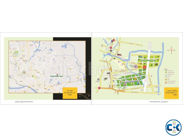 Green Model Town Plot for sale | ClickBD large image 1