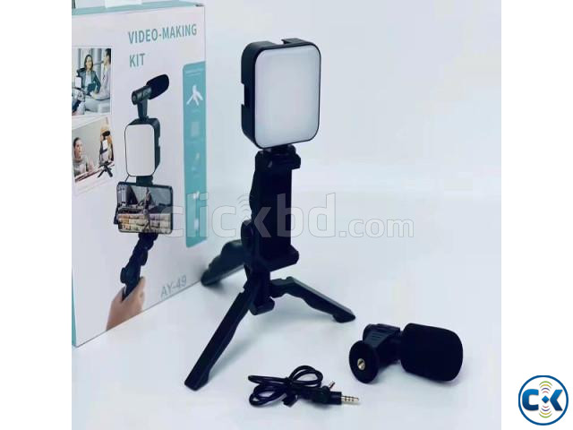 AY-49 remote control Video Kits Microphone LED Fill Light Mi | ClickBD large image 1