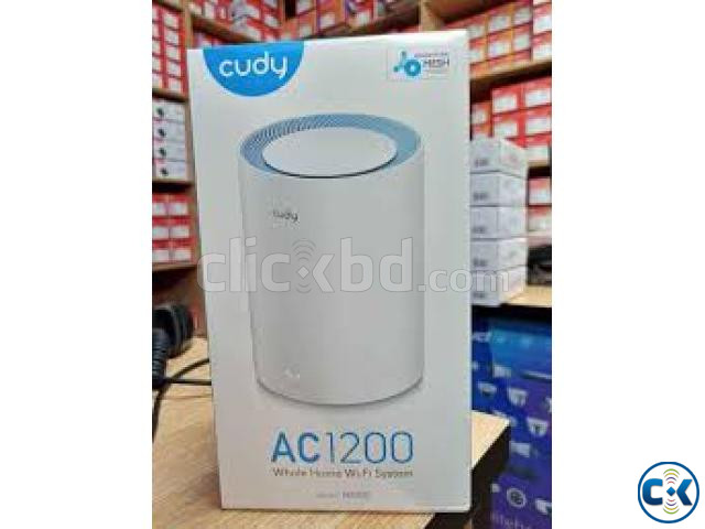 Cudy M1200 AC1200 Whole Home Mesh WiFi Router 1 Pack  | ClickBD large image 0