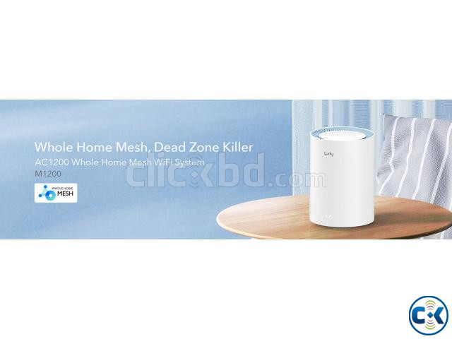 Cudy M1200 AC1200 Whole Home Mesh WiFi Router 1 Pack  | ClickBD large image 3