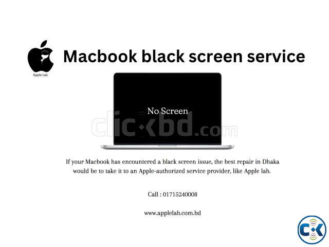 Macbook Black Screen Fixed large image 0