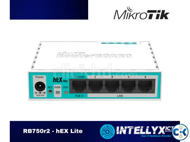 Mikrotik Genuine Hex lite RB750R2 Plastic Body Router | ClickBD large image 3