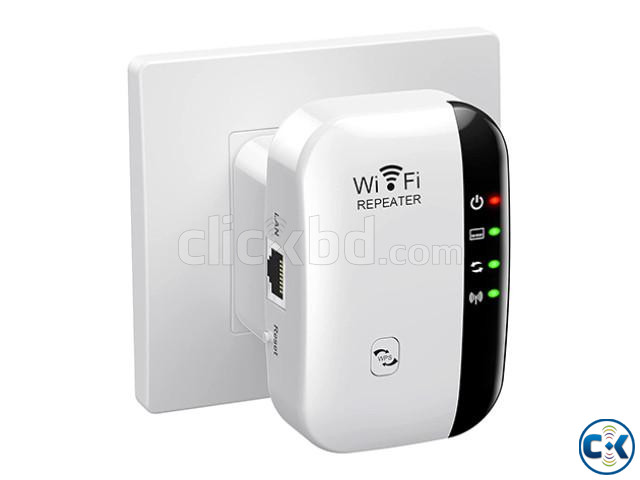 Wireless WiFi Repeater 300Mbps Router WiFi Signal Amplifier | ClickBD large image 0
