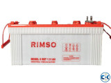 Rimso 6 RBT 200AH Tubular IPS Battery with 2 years Warranty